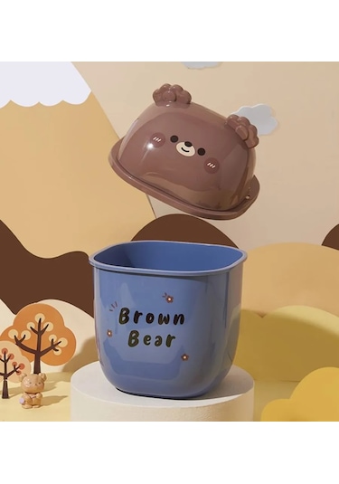 Darvish Tm Çöp Kovası, Masaüstü, Çocuklar İçin Masa Üstü Çöp Kutusu 247261530 Mavi