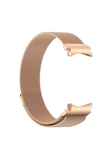 Galaxy Watch 6 44mm Uyumlu Krd-01 Metal Zore Kordon-rose Gold