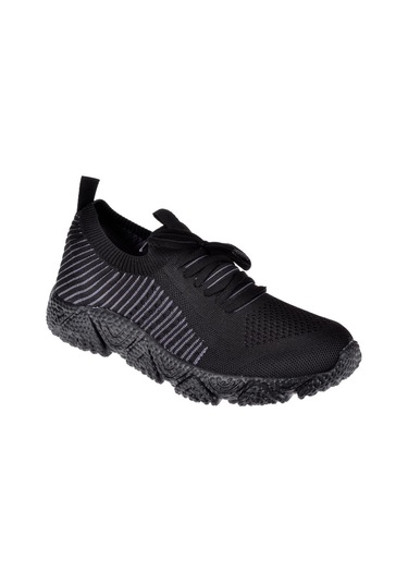 Pullman Triko Hafif Erkek Spor Ayakkabı Sneaker Plm-30504 Siyah Siyah