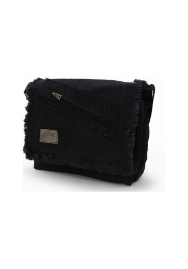 Old Cotton Cargo 7136 Siyah14 İnç Laptop Günlük Omuz Çantası Siyah