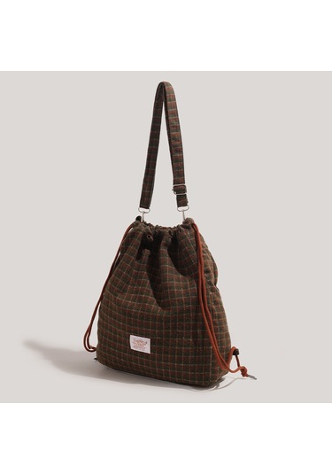 Charhp&kejnt Orijinal 2023 Sonbahar Ve Kış Yeni Retro Büyük Kapasiteli Bağcıklı Sırt Çantası Çok Yönlü Çapraz Çanta Diğer