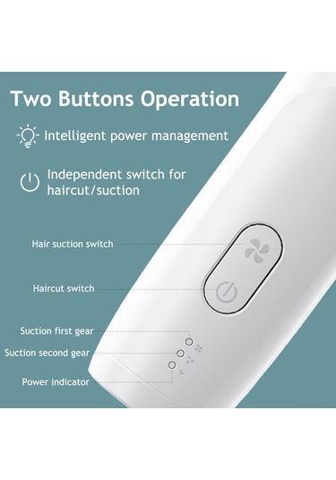 Moveevo Bebekler İçin Elektrikli Saç Kesici - Çift Motorlu, Saç Toplama Özelliği, Düşük Gürültülü, Ipx7 Su Geçirmez, Seramik Bıçaklı Siyah Model
