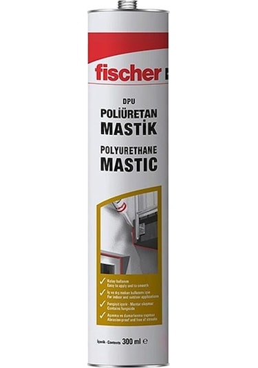 Fischer Dpu Poliüretan Mastik Siyah 300 Ml