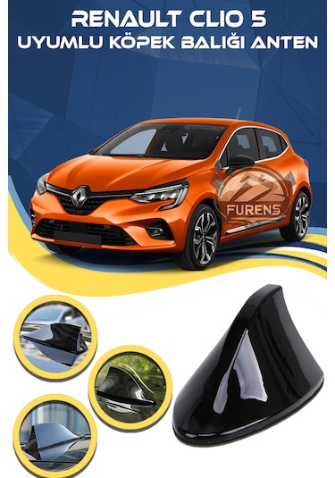 Renault Clio 5 Uyumlu Oto Balık Sırtı Anten Elektrikli Köpekbalığı Balina Tavan Anten