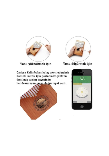 Carissa Kalimba Elektro Comfort Kl-170er 17 Tuş