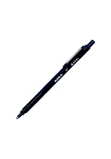 Adel Blackline 0.7 Mm Siyah Klips Metal Mekanik Kurşun Kalem