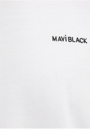 Mavi - Mavi Black Omuz Detaylı Ekru Tişört 0612689-70057