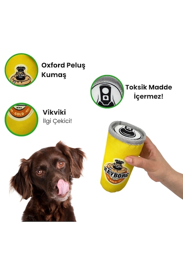 Havhav Peluş Kutu İçecek Köpek Oyuncağı