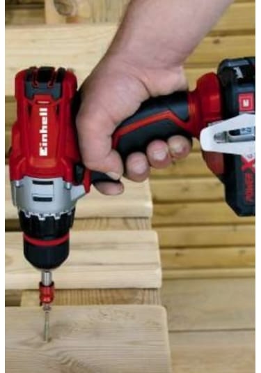 Einhell TE-CD 18Lİ 18V 2 Ah Li-ion Akülü Vidalama + AXXİO 2 Lİ Taşlama Usta Seti