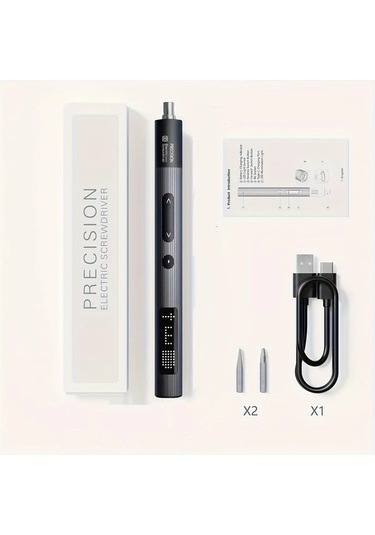 Honeybeeshop 1 Takım 4ü 1 Arada Hassas Elektrikli Tornavida Seti 2 Manyetik Uç Ve Led Işık İçerir Profesyonel Tamir Aletleri