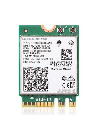 Ax210ngw Ax210 Wi-fi Kartı Wifi 2400mbps