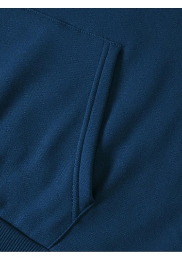 Erkek Monaco Baskılı Oversize Kapşonlu Sweatshirt 001