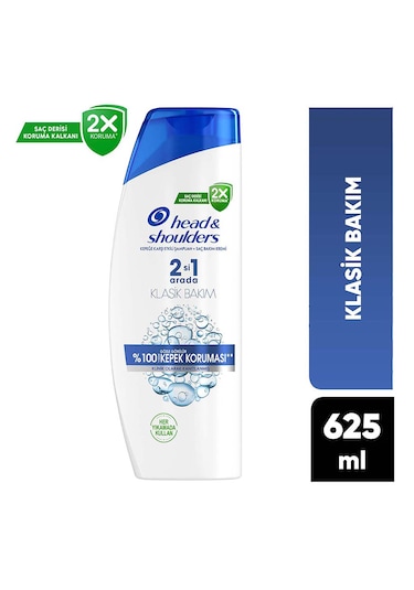 Head & Shoulders Klasik Bakım 2in1 Şampuan 625 ML