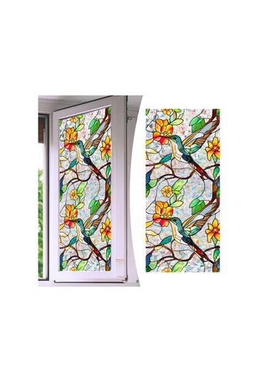 Suntek Pencere Filmi Statik Yapışkanlı Çıkartma Yatak Odası