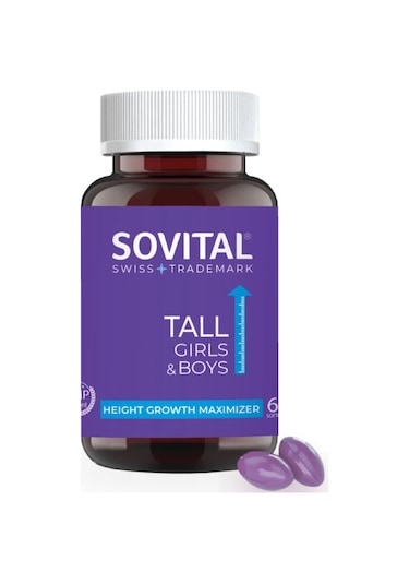 SOVİTAL Tall Uzun Boy 11-21 Yaş, 60 Adet Softgel 8682851193036