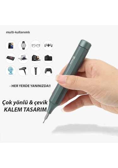 Kingsdun 23'ü 1 Arada Manyetik Hassas Tornavida Seti KS-840122