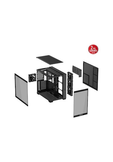 Asus A32 Plus Panoramık Gamıng Mıd-tower Pc Kasası Siyah