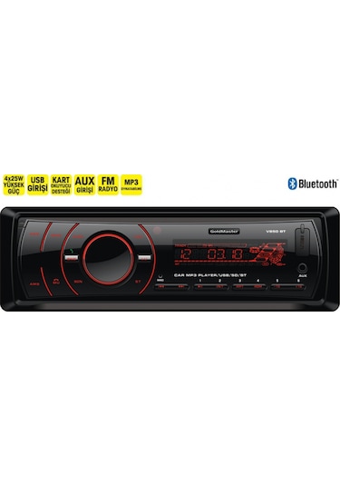Goldmaster V850 Bluetooth Oto Teyp