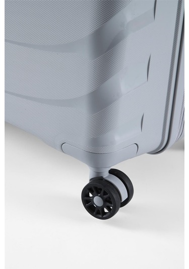 Ççs 5263 Polipropilen Battal Boy Valiz Gri