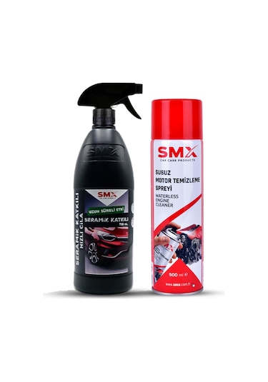 Susuz Motor Temizleme Spreyi Seramik Cila Hızlı Cila Pratik Cila Muhteşem 2'li