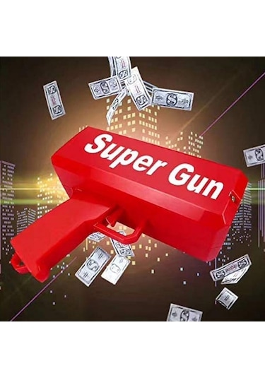 Vıp Otomatik Para Fırlatma Tabancası Yılbaşı Oyunları Yılbaşı Parti Malzemeleri Eğlenceli Tabanca