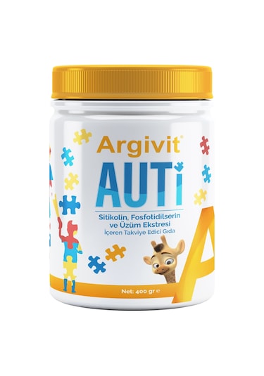 Argivit Auti Taurin, Sitikolin, Fosfotidilserin Ve Üzüm Ekstresi İçeren Gıda Takviyesi 400 Gr