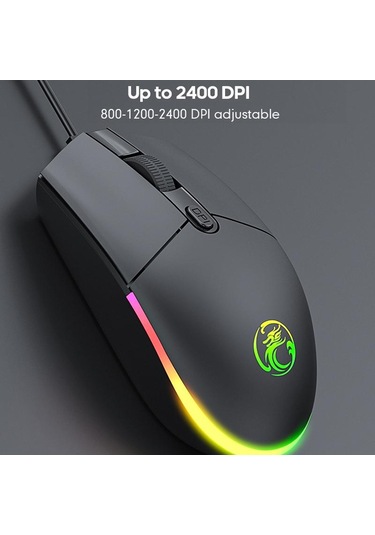 İmıce An-350 Asılı Tuşlular Mekanik Hisli Parlayan Kablosuz Oyun Klavye Ve Fare Seti Kırmızı Optik