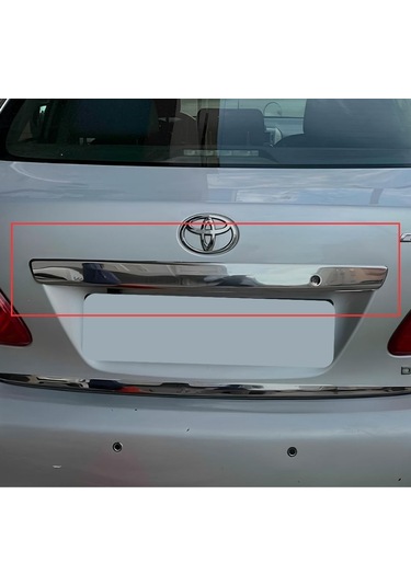 Ebal Otomotiv Toyota Corolla Uyumlu Krom Bagaj Çıtası 2007-2010 Paslanmaz Çelik