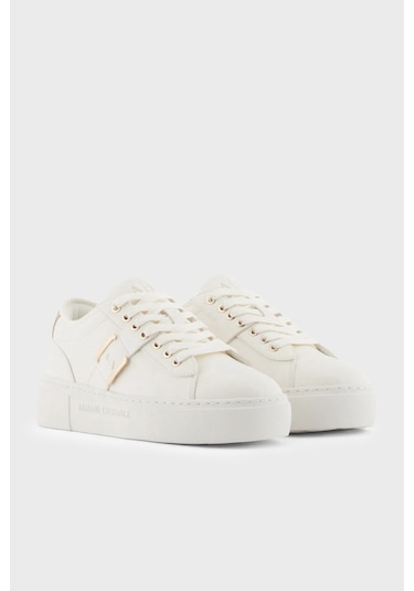 Armani Exchange Bayan Ayakkabı Xw002224 Af21429 Mz128 Ekru-gold Armani Exchange Bayan Ayakkabı Xw002224 Af21429 Mz128 Ekru-gold