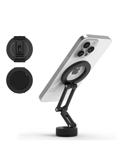 Cfx-2 Manyetik Araç İçi Telefon Tutucu Yapışkanlı Magsafe Uyumlu Siyah