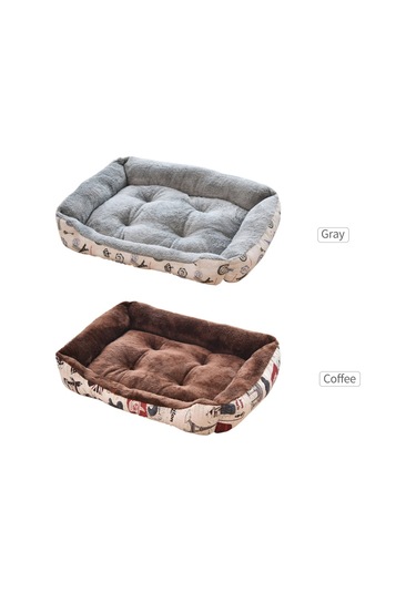 60 45cm Arctic Velvet Kahve Rengi Evcil Hayvan Yatağı Köpek Yatağı Kedi Yatağı, Küçük, Orta Ve Büyük Köpek Yatağı