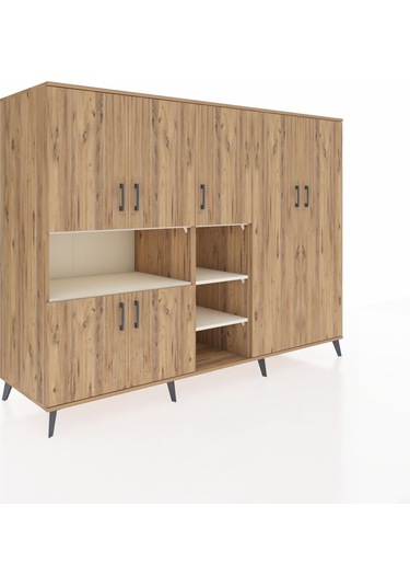 Kronos Dolap 13 Raflı 7 Kapaklı 220x59x163 Çam-çam/aytaşı Çam-çam/aytaşı