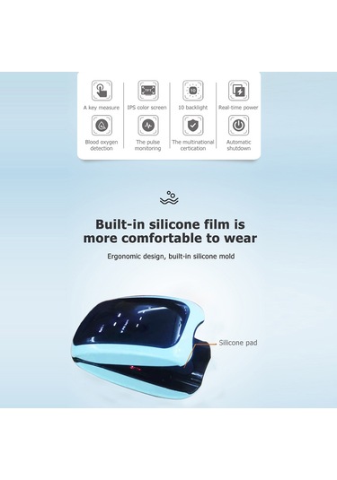 Vkemall Pulse Oksimetre Nabız Oksimetresi Şarj Edilebilir Ev Parmak Ucu Parmak Klipsli Oksimetre Tek Tuş Pembe