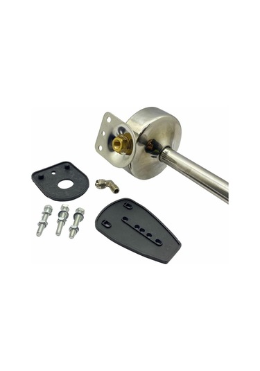 Havalı Korna Tekli Krom 520 Mm Marin Valf Ve Bobin Mevcut Değil