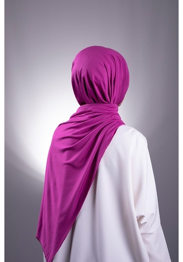 Şarabi Düz Klasik Şal Viskon Kumaş Likralı Penye 202101_08