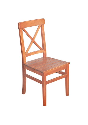 Çamlarmobilya Çeşme Ahşap X Sandalye | Ceviz
