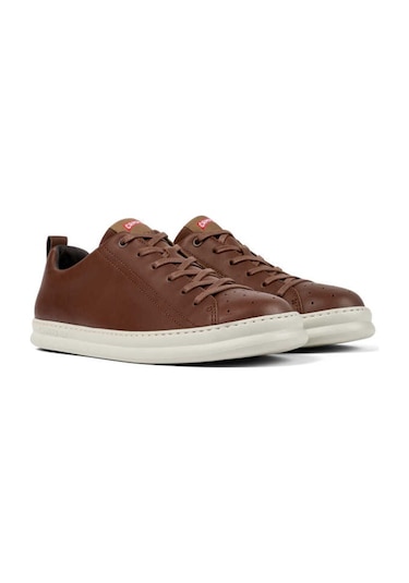 Camper Erkek Sneaker K100226 Kahverengi - Beyaz