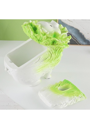 Suntek Aziz Patrickday Ev Vanity Tezgahı Için Doku Kutusu Yeşil