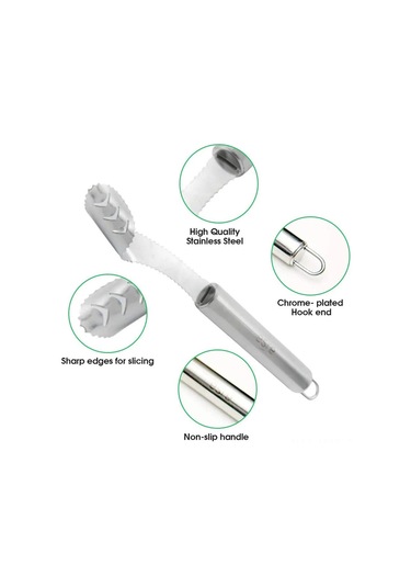 Honmex Çelik Biber Tohum Çıkarıcı, Tüm Biber Boyutları İçin Uygun, Tohum Bölümü İçeren, Pratik Mutfak Aracı