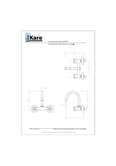Kare KPR-6001-K Premium Eviye Batarya
