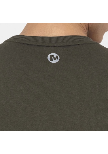 Merrell Merrell Simple Erkek Yeşil Sweatshirt 33 Haki
