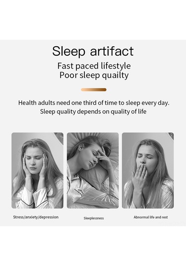 Neevoyu M001 Mavi El Tutucu Uyku Cihazı - Mikroakım İle Anksiyete Ve Uyku Sorunlarıyla Mücadele, 2 Modlu, Taşınabilir Mavi