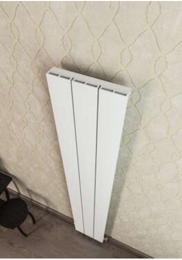 Warma Drama Dikey Alüminyum Radyatör 280x1800 Pütürlü Antrasit 7946