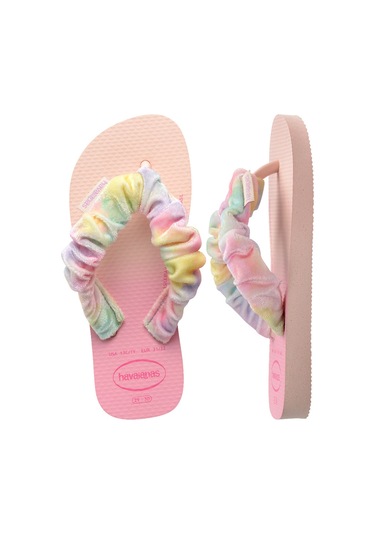 Havaianas Kids Fluffy Plaj Terliği 4149941 PEMBE