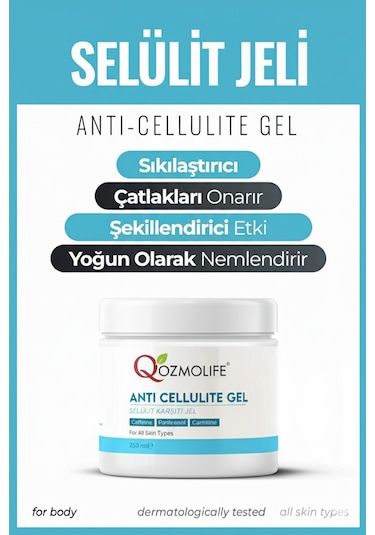 Qozmolife Selülit Karşıtı Jel 100 ML
