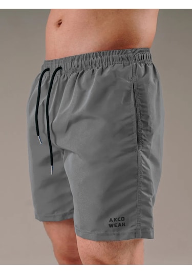 Akco Havuz Ve Deniz İçin Yazlık Yüzme Şortu 324973275 Gri