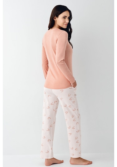Pierre Cardin Kadın Pembe Pijama Takımı Pc9061-s-v2 Pembe