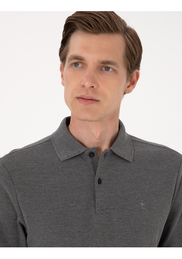 Pierre Cardin Erkek Antrasit Melanj Sweatshirt 50314048-vr081 Antrasit Melanj