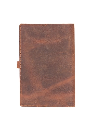 Bloom Quiet Edit Moccasin A5 Deri Kitap Defter Kılıfı