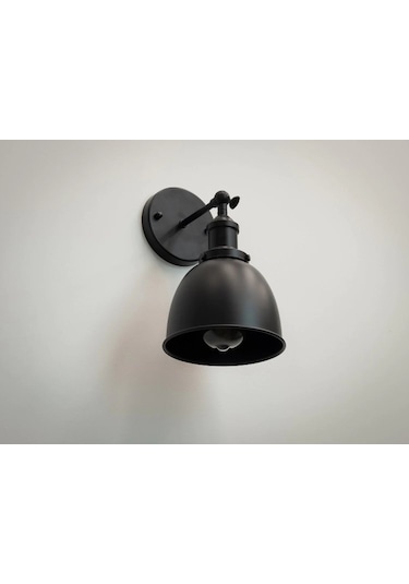 Riolight Retro 1,rustik,vintage Siyah Mafsallı Hareketli Başlık 1 Siyah